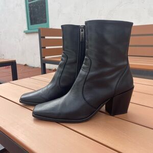 Thursday Boot Company Soho Zip Boots, Black, Size 8.5